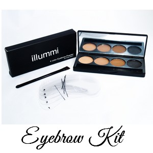 illummi 4 Colour Eyebrow Powder Kit